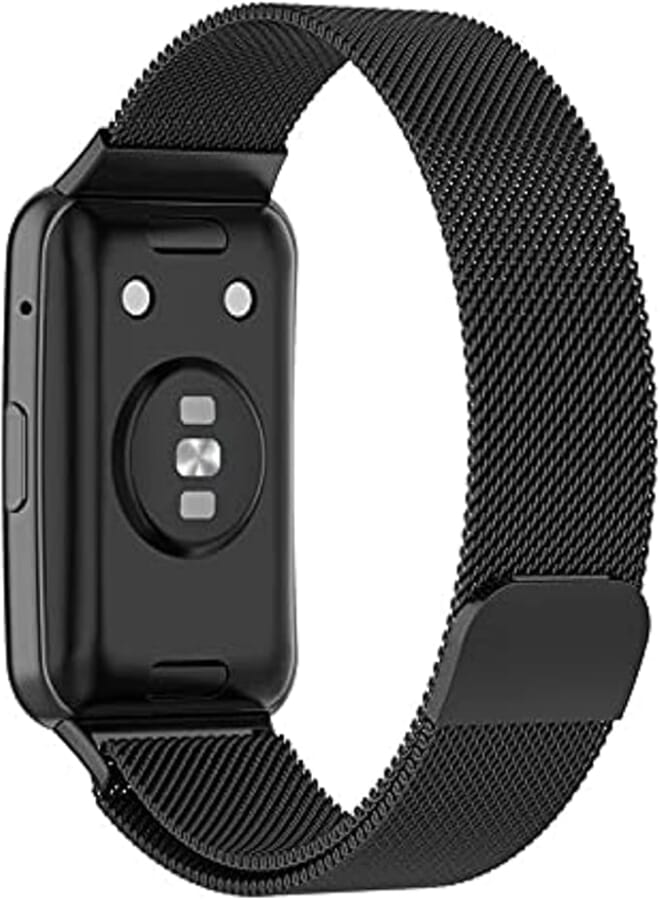 Magnetic Milanese Strap for Huawei Watch Fit - Black, Unisex
